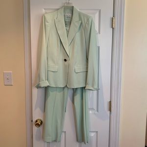Mint green pantsuit